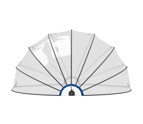 vidaXL Cubierta capota de piscina 559x275 cm