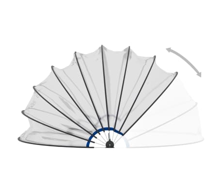 vidaXL Cubierta capota de piscina 559x275 cm