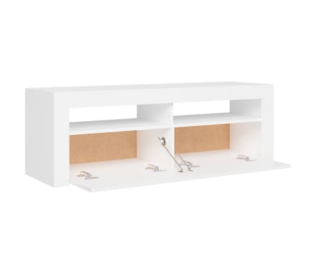 vidaXL Mueble para TV con luces LED blanco 120x35x40 cm