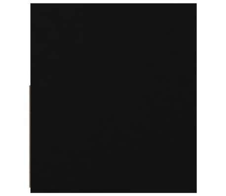 vidaXL Mueble de TV con luces LED negro 120x35x40 cm