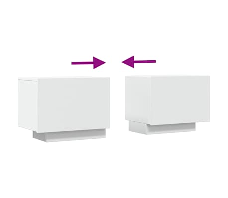 vidaXL Mueble para TV madera contrachapada blanco 100x35x40 cm