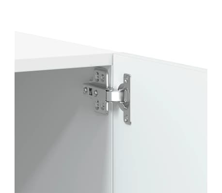 vidaXL Mueble para TV madera contrachapada blanco 100x35x40 cm