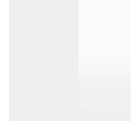 vidaXL Mueble de TV madera contrachapada blanco brillo 100x35x40 cm