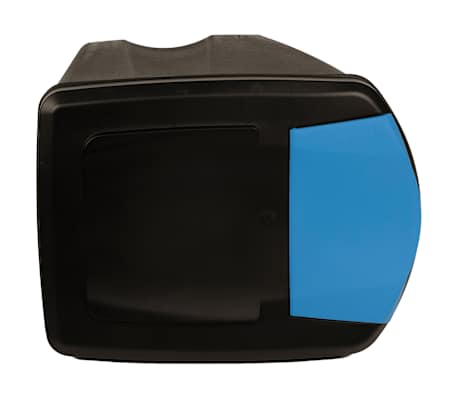 vidaXL Poubelles empilables 3 pcs Anthracite 75 L