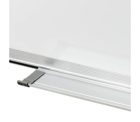 vidaXL Pizarra magnética acero blanco 110x60 cm