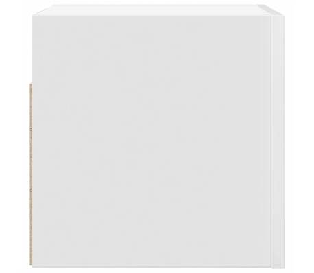 vidaXL Muebles de pared para TV 2 uds blanco 30,5x30x30 cm