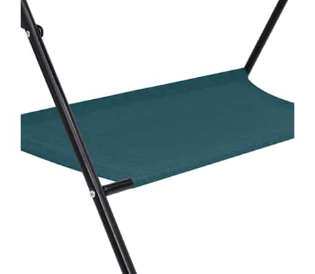 vidaXL Mesa cambiadora de hierro verde