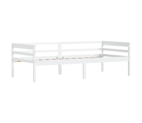 vidaXL Estructura de cama sin colchón madera de pino blanco 90x200 cm