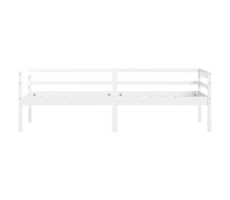 vidaXL Estructura de cama sin colchón madera de pino blanco 90x200 cm