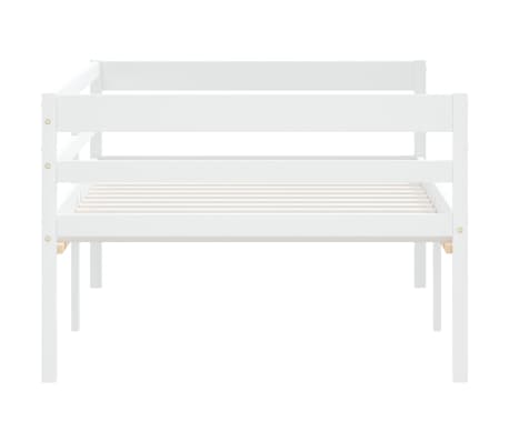 vidaXL Estructura de cama sin colchón madera de pino blanco 90x200 cm