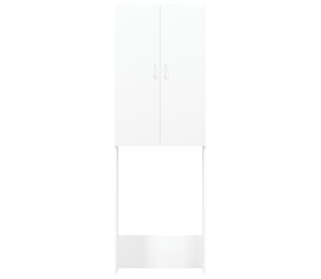 vidaXL Armario de lavadora blanco 64x25,5x190 cm
