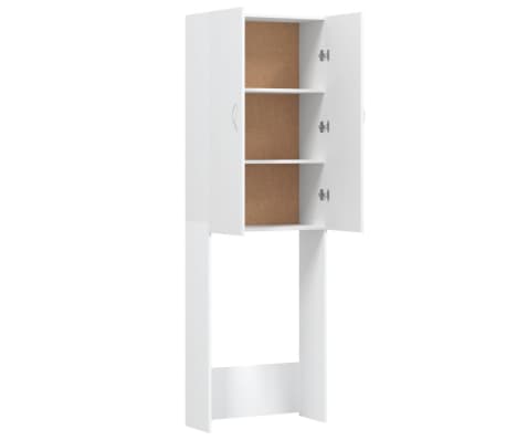 vidaXL Armario de lavadora blanco 64x25,5x190 cm