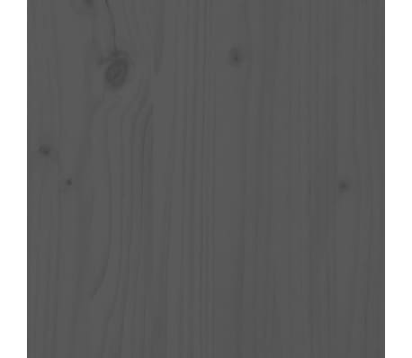 vidaXL Bibliothèque/Séparateur de pièce Gris 80x30x71,5 cm Pin massif