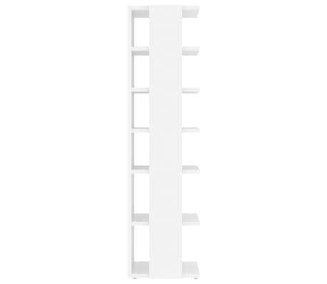 vidaXL Mueble zapatero madera contrachapada blanco 27,5x27x102 cm