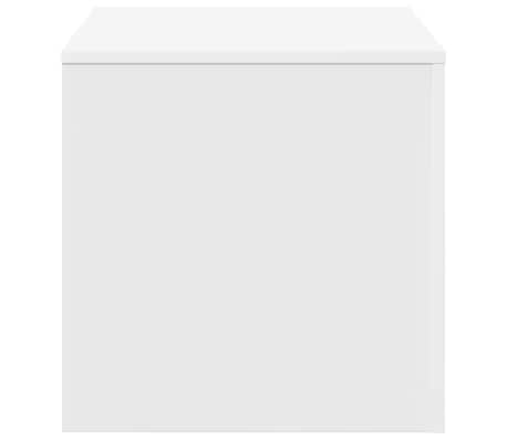 vidaXL Tables d'appoint 3 pcs Blanc Bois d’ingénierie