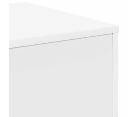 vidaXL Tables d'appoint 3 pcs Blanc Bois d’ingénierie
