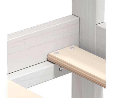 vidaXL Sofá cama sin colchón madera maciza de pino blanco 90x200 cm