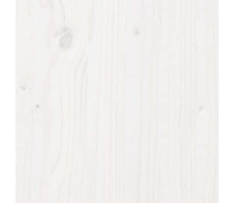 vidaXL Sofá cama sin colchón madera maciza de pino blanco 90x200 cm