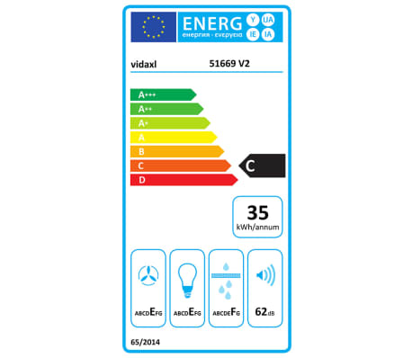 vidaXL Campana extractora pared acero y vidrio templado negro 90 cm