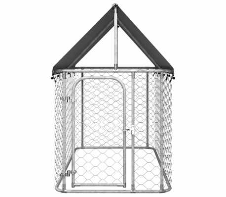 vidaXL Chenil extérieur avec toit 200x100x150 cm