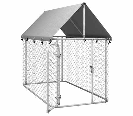 vidaXL Chenil extérieur avec toit 200x100x150 cm