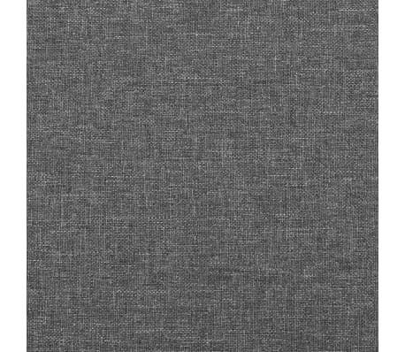 vidaXL Sillón de relax de tela gris oscuro