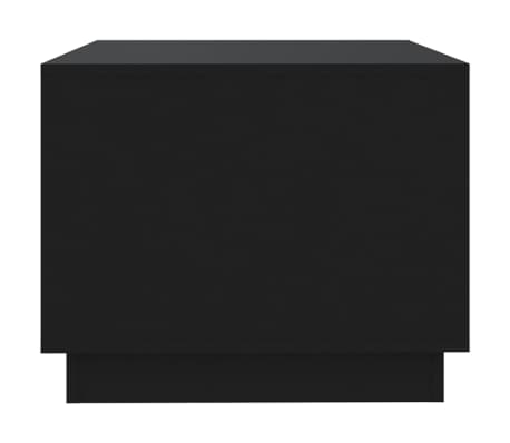 vidaXL Mesa de centro madera contrachapada negro 102,5x55x44 cm