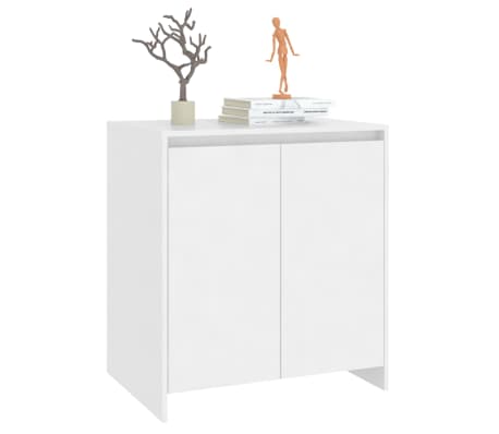 vidaXL Buffet Blanc 70x41x75 cm Bois d'ingénierie