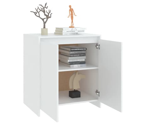 vidaXL Buffet Blanc 70x41x75 cm Bois d'ingénierie