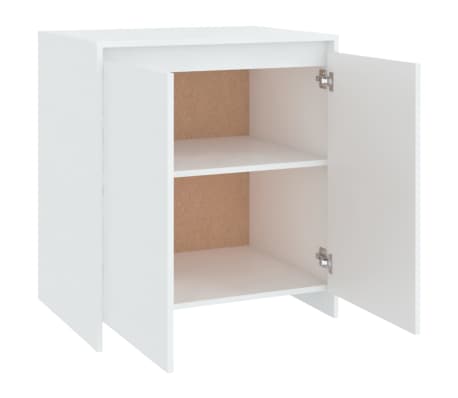 vidaXL Buffet Blanc 70x41x75 cm Bois d'ingénierie