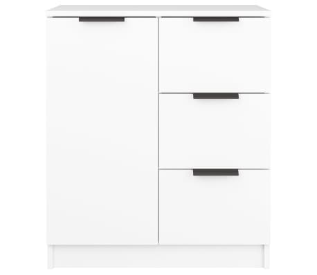 vidaXL Buffet Blanc 60x30x70 cm Bois d'ingénierie