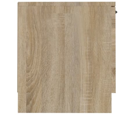 vidaXL Mueble de TV madera contrachapada roble Sonoma 140x35x40 cm
