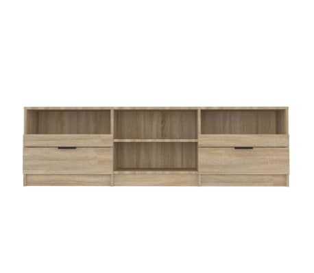 vidaXL Mueble de TV madera contrachapada roble Sonoma 150x33,5x45 cm
