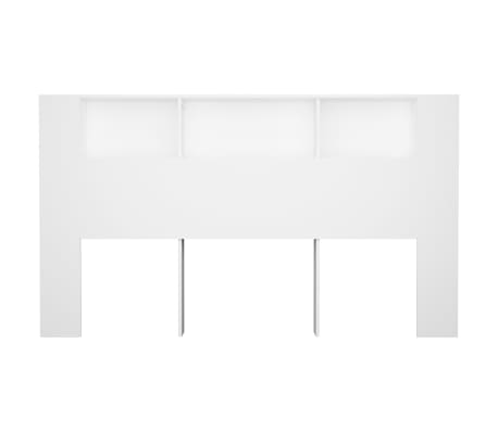 vidaXL Mueble cabecero blanco 180x18,5x104,5 cm