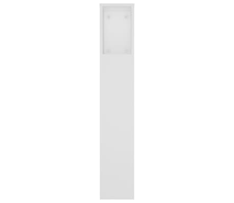 vidaXL Mueble cabecero blanco 180x18,5x104,5 cm
