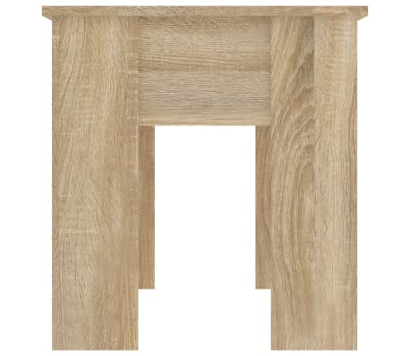 vidaXL Mesa de centro madera de ingeniería roble Sonoma 101x49x52 cm