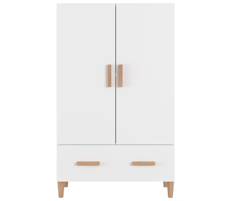 vidaXL Buffet Blanc 70x31x115 cm Bois d'ingénierie