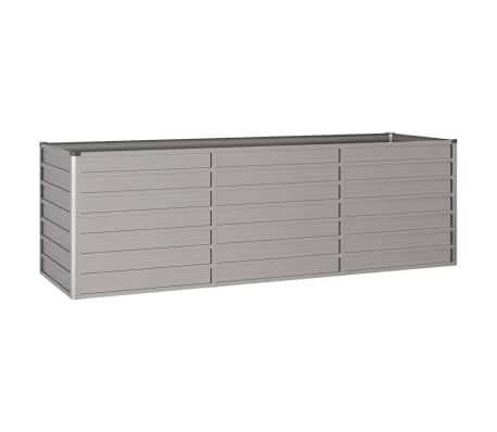 vidaXL Arriate oxidado de acero corten 240x80x77 cm