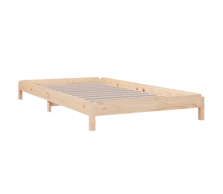 vidaXL Cama apilable de madera pino maciza 100x200 cm