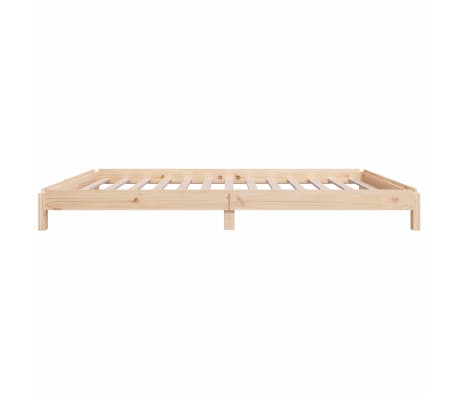 vidaXL Cama apilable de madera pino maciza 100x200 cm