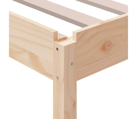 vidaXL Cama apilable de madera pino maciza 100x200 cm
