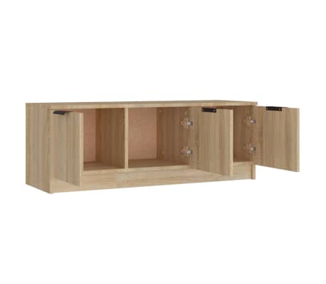 vidaXL Mueble de TV madera contrachapada roble Sonoma 102x35x36,5 cm