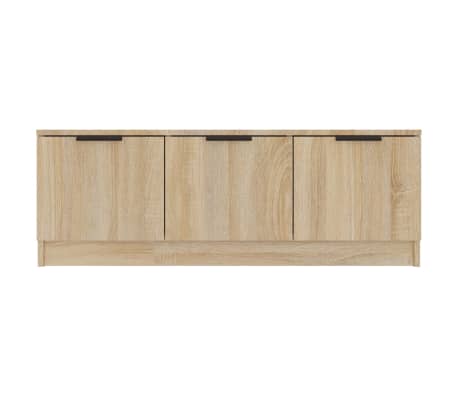 vidaXL Mueble de TV madera contrachapada roble Sonoma 102x35x36,5 cm