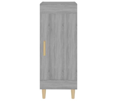 vidaXL Aparador madera de ingeniería gris Sonoma 34,5x34x90 cm