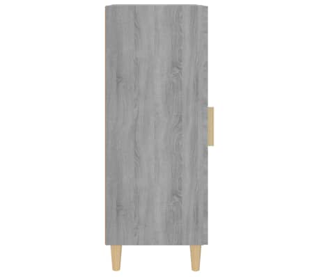 vidaXL Aparador madera de ingeniería gris Sonoma 34,5x34x90 cm