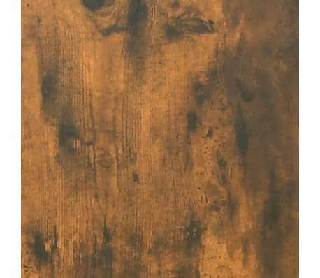 vidaXL Aparador de madera contrachapada roble ahumado 70x31x115 cm