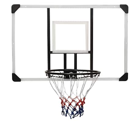 vidaXL Panneau de basket-ball Transparent 106x69x3 cm Polycarbonate