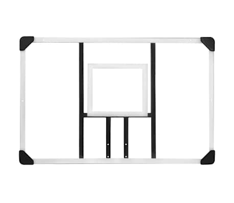 vidaXL Panneau de basket-ball Transparent 106x69x3 cm Polycarbonate