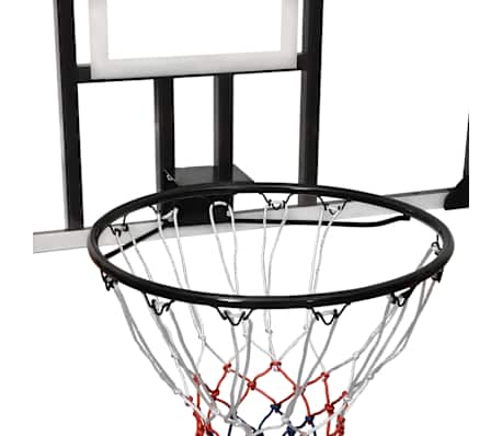 vidaXL Panneau de basket-ball Transparent 106x69x3 cm Polycarbonate