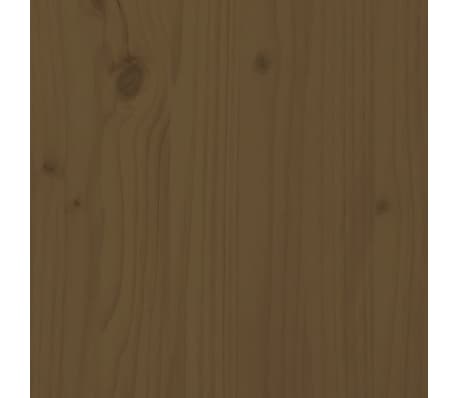 vidaXL Lit pour chien Marron miel 65,5x50,5x28 cm Bois de pin solide